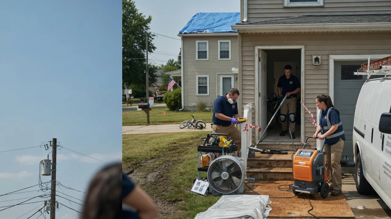 Water Damage Repair in White Pigeon, MI near me
